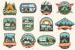 © sivvector - Set of Summer camp badges. Vector. Concept for shirt or logo, print, stamp, patch or tee.