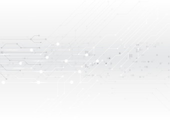 Poster - vector abstract background technology electronic illustration communication data