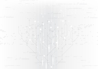 Poster - vector abstract background technology electronic illustration communication data
