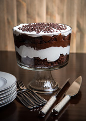 Chocolate Brownie Trifle