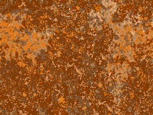 Natural Rusty Texture, Imitation Of Rust