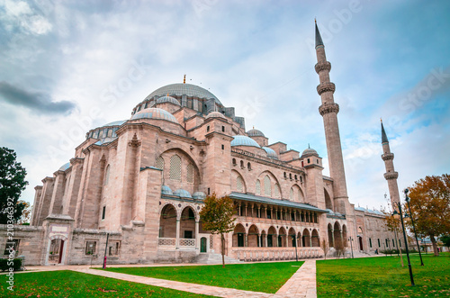 Zdjęcie XXL Suleymaniye meczet w Istanbuł, Turcja