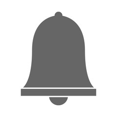 Sticker - Bell icon. Alarm clock button Vector.