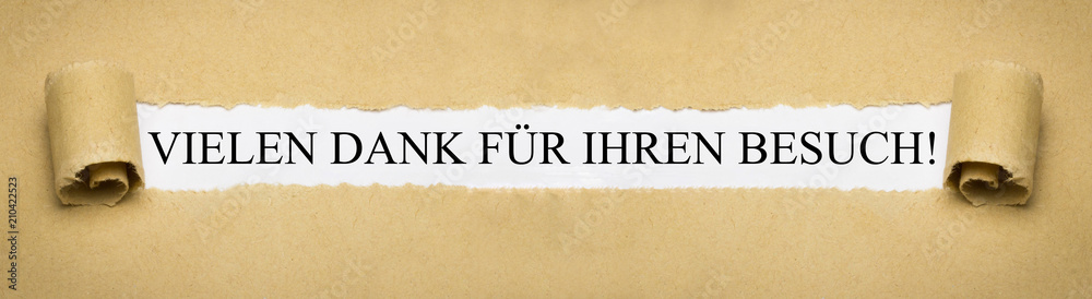 Vielen Dank für Ihren Besuch! Stock Illustration | Adobe Stock