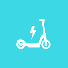 Canvas Print - electric kick scooter icon