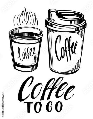 sketch coffee cup vector sketch coffee cup vector
