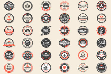 Wall Mural - vintage retro vector logo for banner
