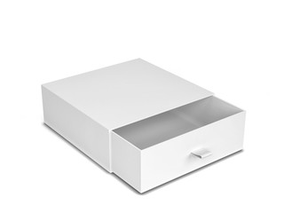 Wall Mural - Blank drawer type box mockup