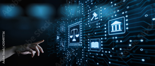 Cuadros en Lienzo Labor Law Lawyer Legal Business Internet Technology Concept