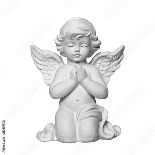 Fotografía Angel isolated on white background