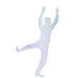 © zolotons - lilac silhouette man dancing dance