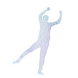 © zolotons - watercolor lilac silhouette man dancing dance