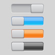 © savanno - On and Off toggle switch buttons. Colored 3d icons