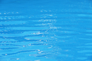 Clear refreshing water in swimming pool