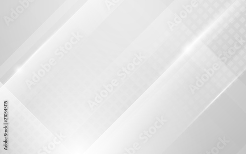 Abstract white and grey modern geometric shape background