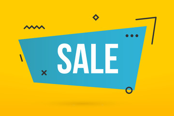 Wall Mural - creative vector illustration of modern trendy season sale banner offer tag isolated on transparent b