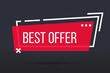 Wall Mural - creative vector illustration of modern trendy season sale banner offer tag isolated on transparent b