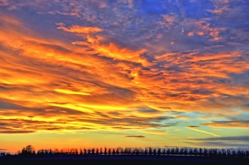 Poster - Abendhimmel