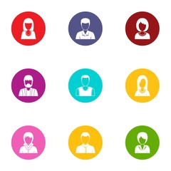 Poster - Customization icons set. Flat set of 9 customization vector icons for web isolated on white background