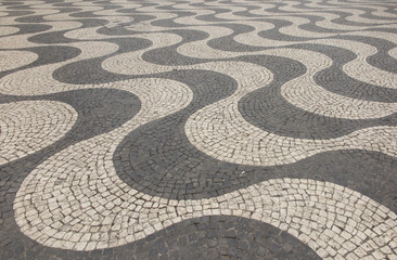 Background - paving stones symbolizing waves