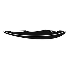 Poster - kayak icon. simple illustration of kayak vector icon for web design isolated on white background