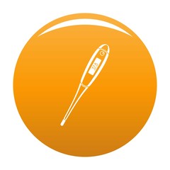 Poster - digital thermometer icon. simple illustration of digital thermometer vector icon for any design oran