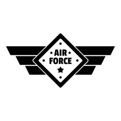 Poster - Air best force logo. Simple illustration of air best force vector logo for web design isolated on white background