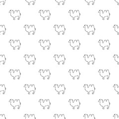 Wall Mural - Camel pattern vector seamless repeating for any web design
