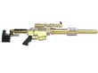 Gold modern sniper rifle