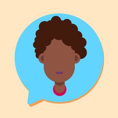 Poster - callcenter woman support online operator, customer and technical service icon, chat concept, flat de