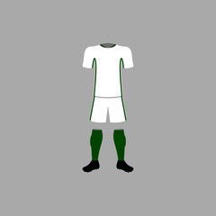 Poster - South Arabia national football form illustration. Detailed national soccer form illustrations. Premium quality graphic design icon. One of the collection icon for websites
