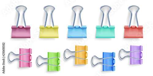 white foldback clips