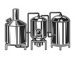 Vintage brewing machine concept