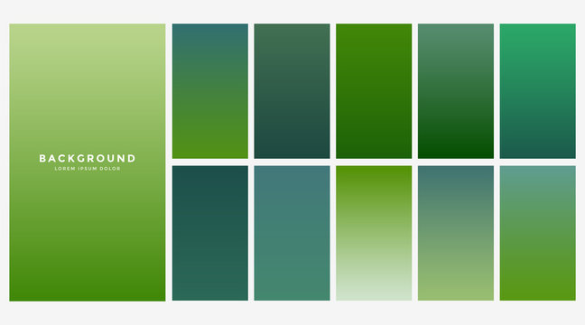 fresh green eco gradients background