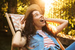 © Drobot Dean - Happy emotional young pretty woman have a rest