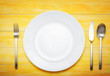 © fabiomax - Place setting on wood background