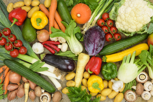 Naklejka owoce healthy-vegetables-from-market