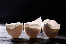 Eggshells Into Each Other