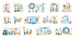 © inspiring.team - Business icons set.
