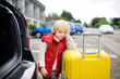 © Maria Sbytova - Tired little boy ready for going to road trip with his parents