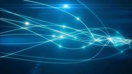 Poster - The concept of signal transmission over an optical fiber