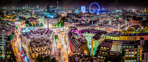  Plakaty Architektura   panoramiczny-londyn-skyline