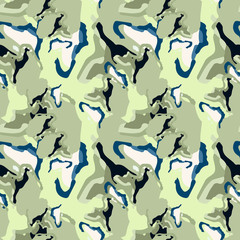 Camo background in national green, blue and grey colors