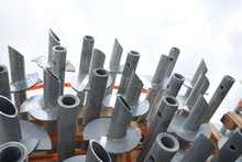 Galvanized Helical Piers And Extensons