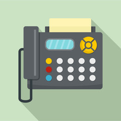 Poster - fax machine icon. flat illustration of fax machine vector icon for web design