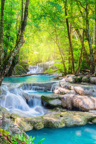 Beautiful waterfall in National Park © calcassa