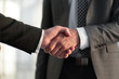 © ASDF - close up. handshake business partners