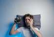 © phoenix021 - Copy space, man having trouble sleeping
