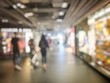 © narin_nonthamand - Abstract background of blurred image of people in shopping mall with bokeh. Vintage tone. for background usage