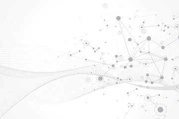 Aufkleber - Big data visualization. Graphic abstract background communication. Perspective backdrop visualization. Analytical network complex. Vector illustration.